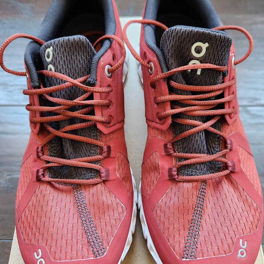 On Running Burgundy Athletic Shoes